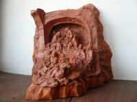 Traditional bethlehem (nativity scenes) from baked clay